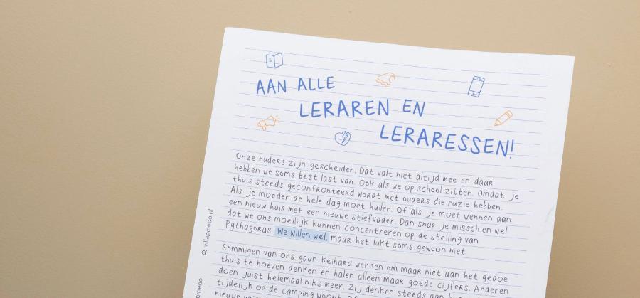 Aan al onze leraren en leraressen